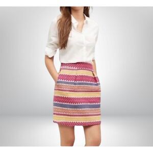 Anthropologie Nomad Morgan Carper Jacquard Skirt (M)